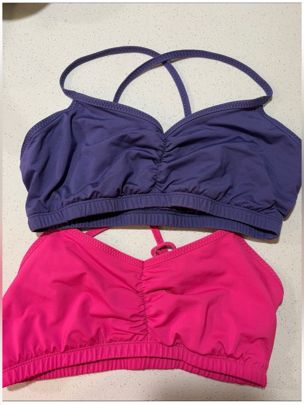 Handful Women's Seamless Bralette - Pink & Purple